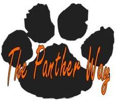 Paw print with text The Panther Way